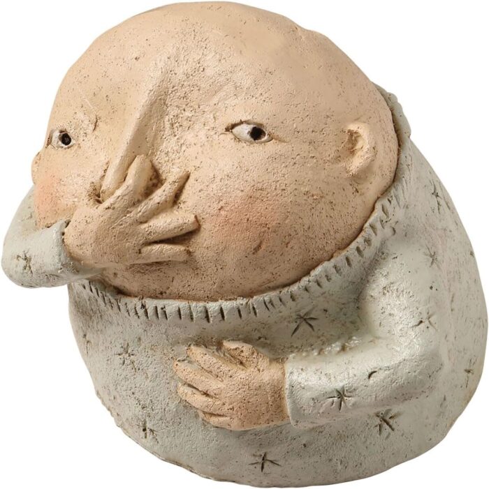 Art & Artifact Boy Holding Nose Bathroom Statue, Funny Boys Bathroom Decor Bathroom Shelf Sitters, 5" High