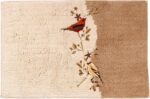 Avanti Linens - 11984JIVR Gilded Birds, Bath Rug, Ivory