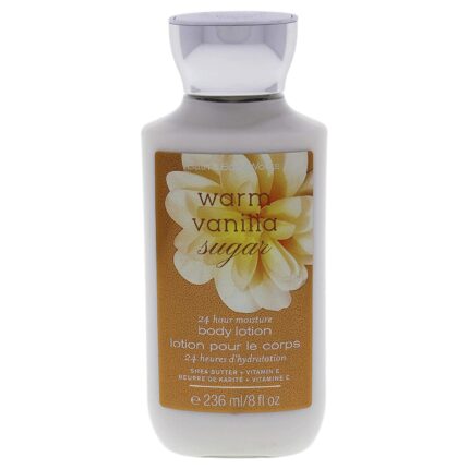 Bath & Body Works Shea and Vitamin E Body Lotion, Warm Vanilla Sugar, 8 Ounce