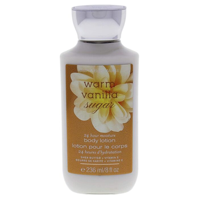 Bath & Body Works Shea and Vitamin E Body Lotion, Warm Vanilla Sugar, 8 Ounce