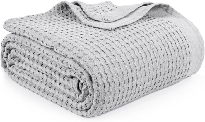 Bed Blanket (Light Grey, TWIN-60X90)