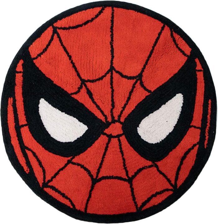 Jay Franco Marvel Comics Avengers Blast Tufted Cotton Bath Rug, Kids Bath Features Spiderman (Official Marvel Product)