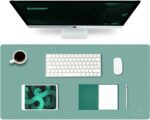 K KNODEL Large Desk Mat, Office Desk Pad, Computer Desk Mat, Laptop Mat for Desk, Desk Protecor Mat, Desktop Mat, Desk Writing Pad, Desk Blotter Pad, Desk Cover Mat (31.5"x15.7", Green)