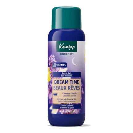 Kneipp Dream Time Lavender & Vanilla Aromatherapy Bubble Bath - Good for Unwinding Before Bed - Vegan - Sulfate Free - 13.5 fl oz - Up to Eight Baths