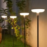 LETMY Solar Lights Outdoor Garden, Upgraded 6 Pack 34LM Tall Solar Garden Lights Outdoor, Waterproof Solar Swaying Lights, Up to 12 Hrs Auto On/Off Solar Lights for Outside Yard Patio Pathway Decor