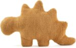 NXCHIZS Dino Nugget Pillow(Can't Stand Still)-Creative Plush Dinosaur Chicken Nugget Room Decor Birthday Gift for Boys and Girls (Stegosaurus)