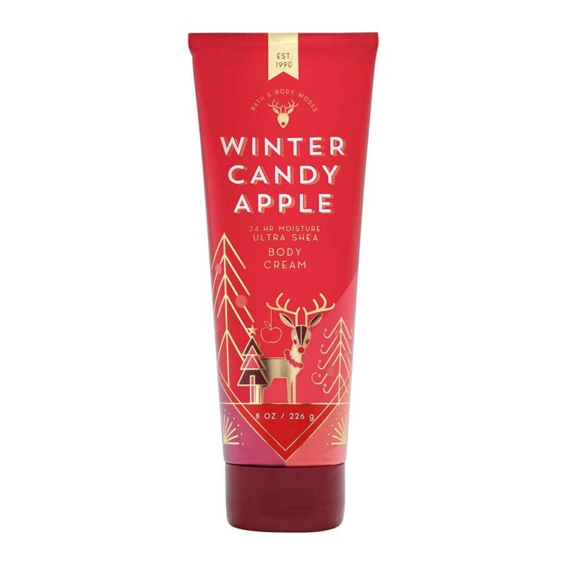 Bath & Body Works Winter Candy Apple Ultra Shea Body Cream, 8 Ounce