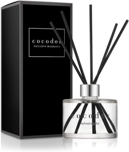 COCODOR Signature Reed Diffuser/Refreshing Air/6.7oz/1Pack / Home Fragrance Scent Essential Oil Stick Diffuser for Bedroom Bathroom Home Décor