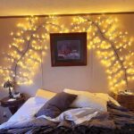 Enchanted Willow Vine Light, Christmas Decorations Flexible DIY Vines for Room Decor, 144 LEDs Artificial Plants Tree Branches,7.5FT Vines with Lights for Wall Bedroom Living Room Decor(1PCS)