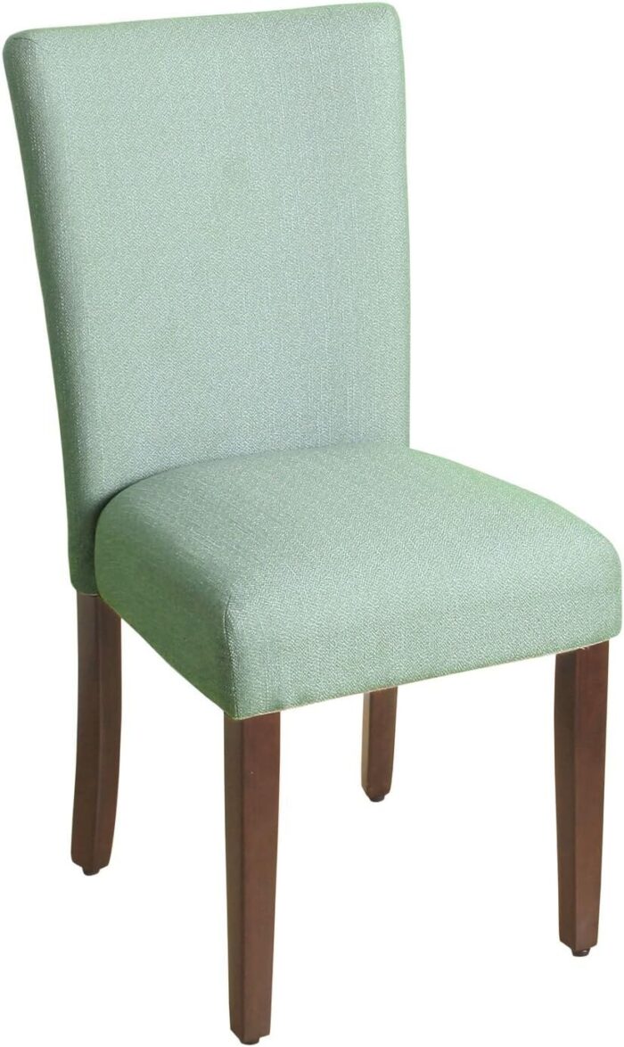 HomePop Parsons Classic Upholstered Accent Dining Chair, Single Pack, Teal