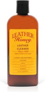 Leather Honey Leather Cleaner: Non-Toxic Leather Care Made in the USA Since 1968. Deep Cleans Leather, Faux & Vinyl - Couches, Car Seats, Purses, Tack, Shoes & Bags. Safe Any Colors & White Leather