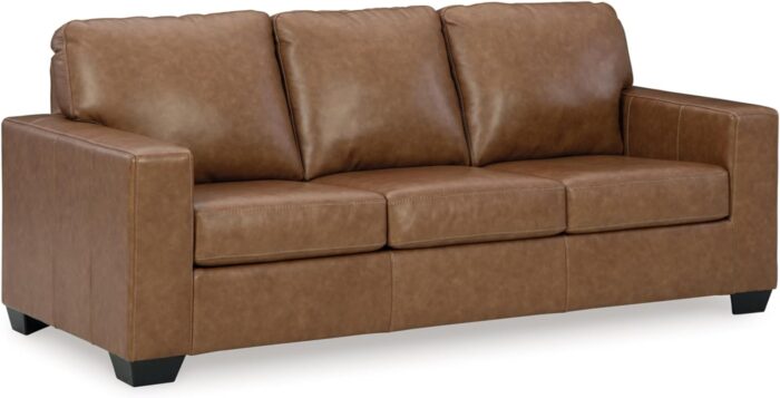 Signature Design by Ashley Bolsena Sofa Sleeper, Queen Sofabed, 85"W x 38"D x 36"H, Dark Brown